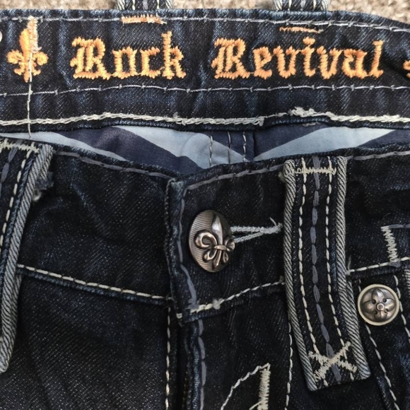 Rock Revival Other - Rock Revival Men's Dark Blue Jeans